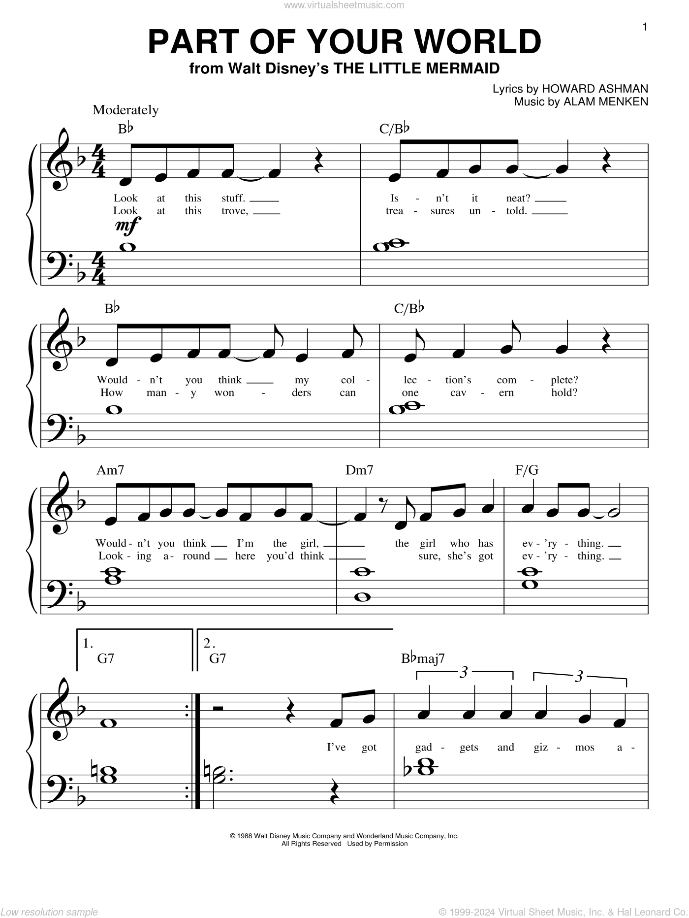 Part Of Your World (from The Little Mermaid)