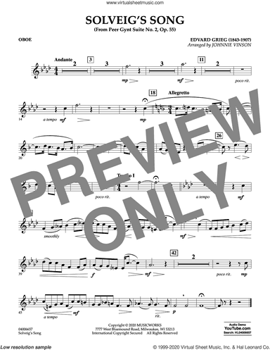 Solveig's Song (from Peer Gynt Suite No. 2) (arr. Johnny Vinson)