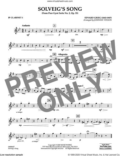 Solveig's Song (from Peer Gynt Suite No. 2) (arr. Johnny Vinson)