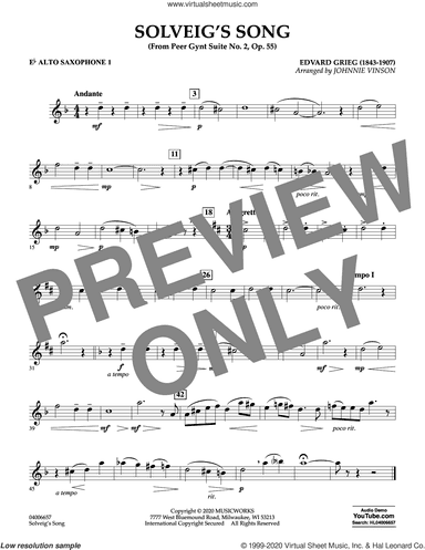 Solveig's Song (from Peer Gynt Suite No. 2) (arr. Johnny Vinson)