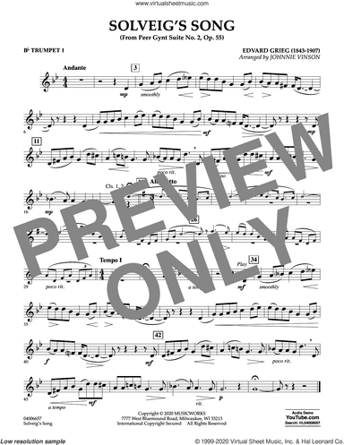 Solveig's Song (from Peer Gynt Suite No. 2) (arr. Johnny Vinson)