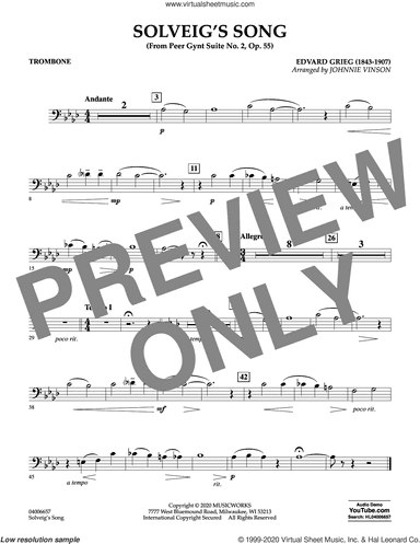 Solveig's Song (from Peer Gynt Suite No. 2) (arr. Johnny Vinson)