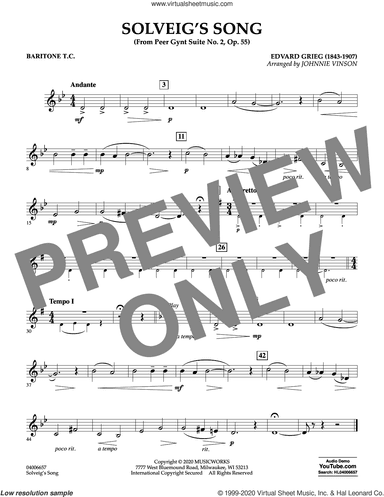 Solveig's Song (from Peer Gynt Suite No. 2) (arr. Johnny Vinson)