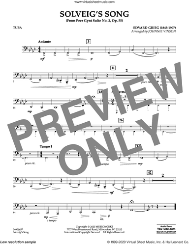 Solveig's Song (from Peer Gynt Suite No. 2) (arr. Johnny Vinson)