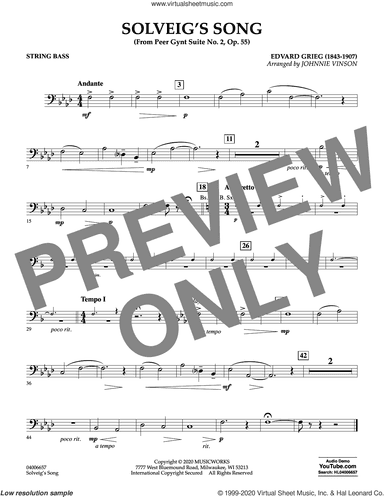Solveig's Song (from Peer Gynt Suite No. 2) (arr. Johnny Vinson)