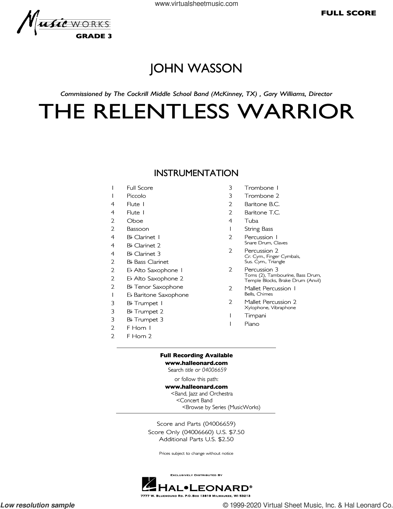 The Relentless Warrior (COMPLETE)
