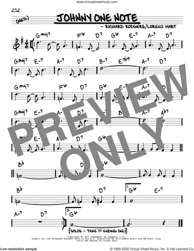 Johnny One-Note
