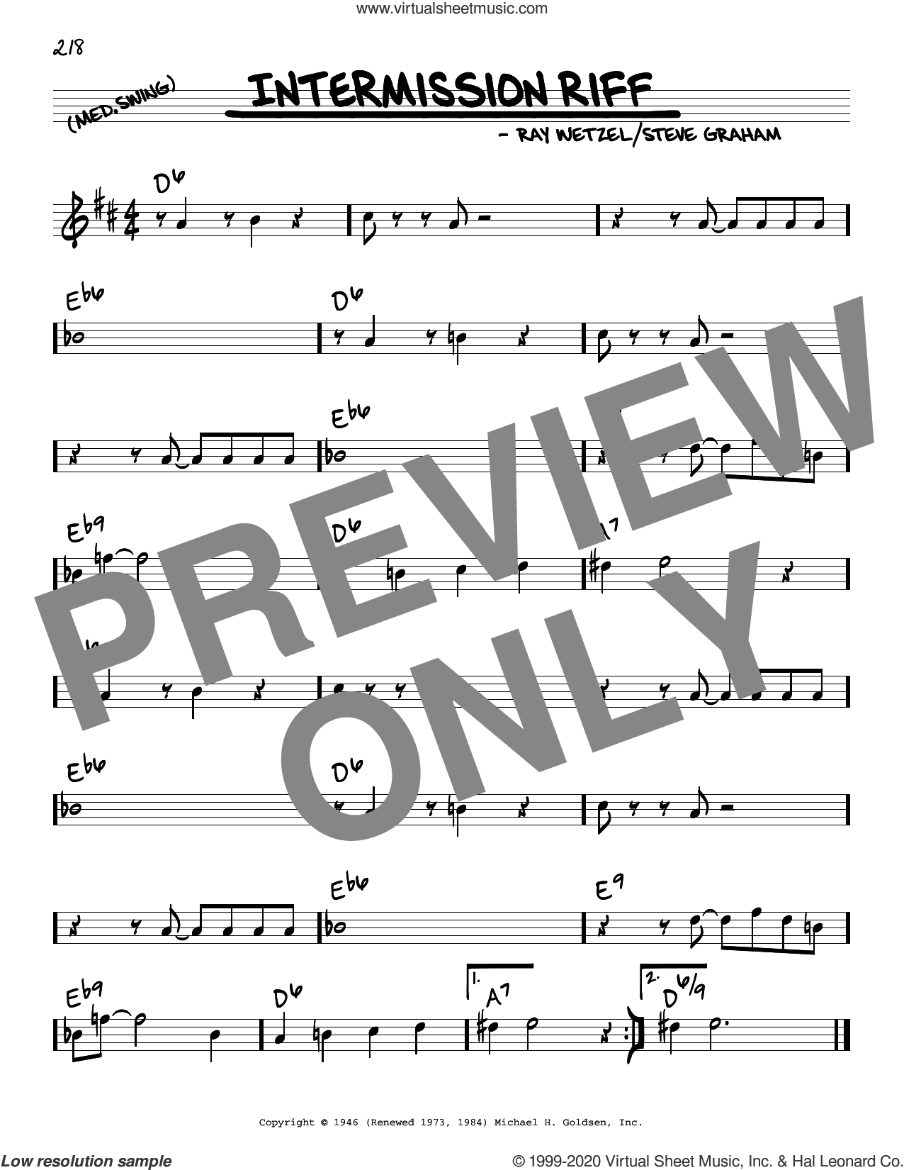 Intermission Riff