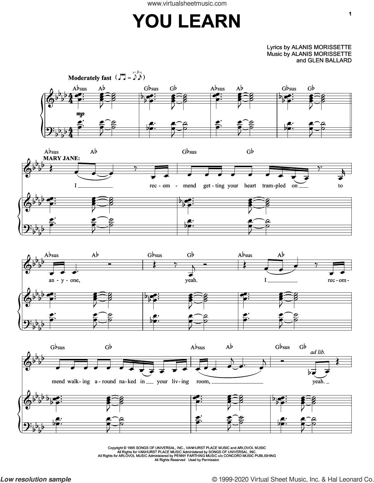 You Learn (from Jagged Little Pill The Musical)
