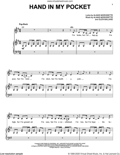 Hand In My Pocket (from Jagged Little Pill The Musical)