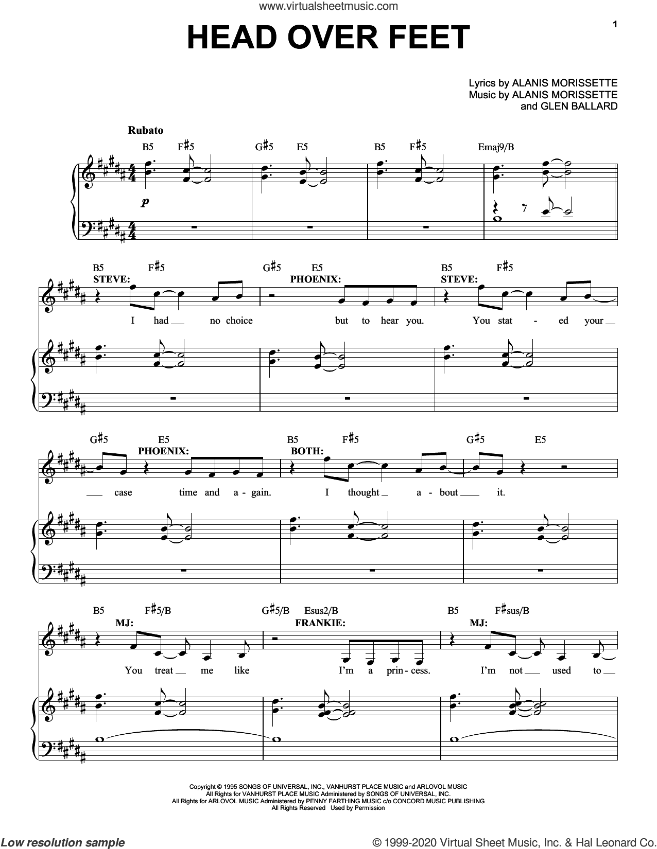 Head Over Feet (from Jagged Little Pill The Musical)
