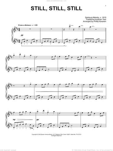 Still, Still, Still (arr. Phillip Keveren)