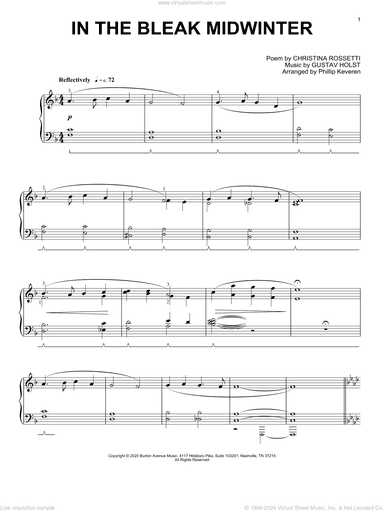 In The Bleak Midwinter (arr. Phillip Keveren)