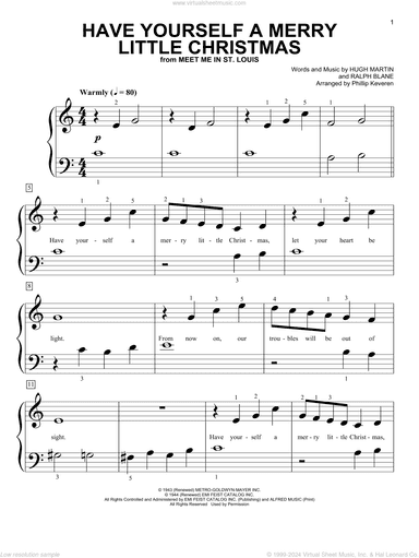 Have Yourself A Merry Little Christmas (from Meet Me In St. Louis) (arr. Phillip Keveren)