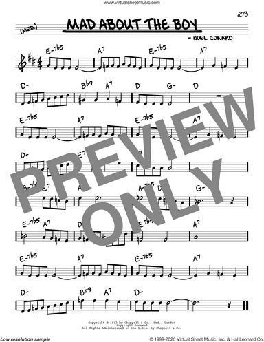 Mad About The Boy (from Words And Music)