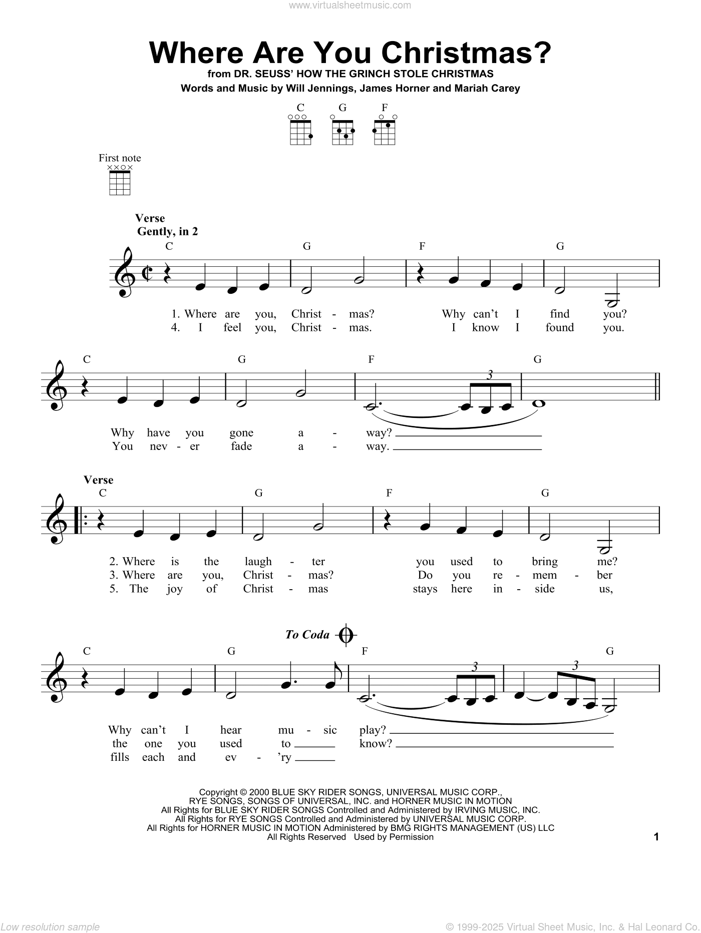 Where Are You Christmas? (from How The Grinch Stole Christmas)