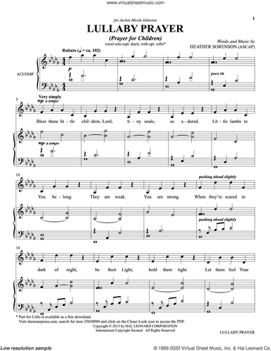 Lullaby Prayer (A Prayer For Children) (from The Prayer Project)