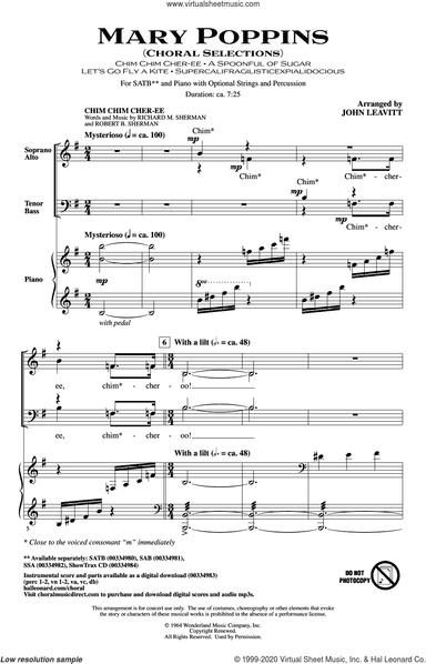 Mary Poppins (Choral Selections) (arr. John Leavitt)