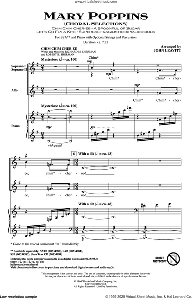 Mary Poppins (Choral Selections) (arr. John Leavitt)