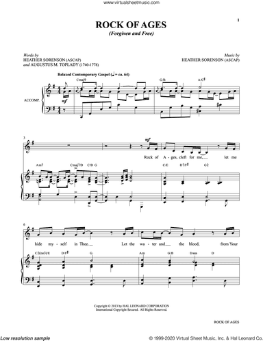 Rock Of Ages (Forgiven And Free) (from My Alleluia: Vocal Solos for Worship)