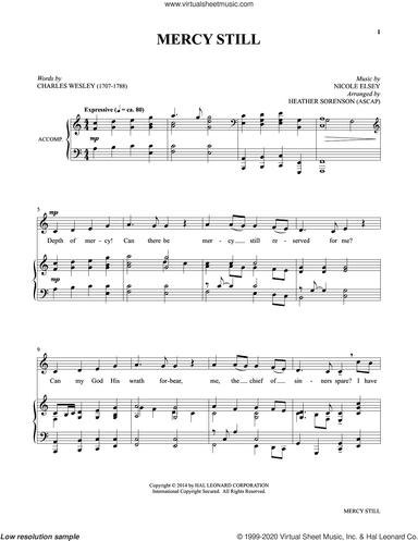 Mercy Still (from My Alleluia: Vocal Solos for Worship)