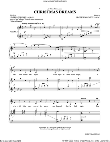 Christmas Dreams (from My Alleluia: Vocal Solos for Worship)