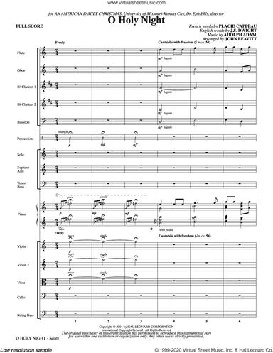 O Holy Night (arr. John Leavitt) (COMPLETE)
