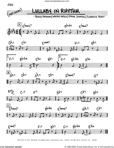 Lullaby In Rhythm