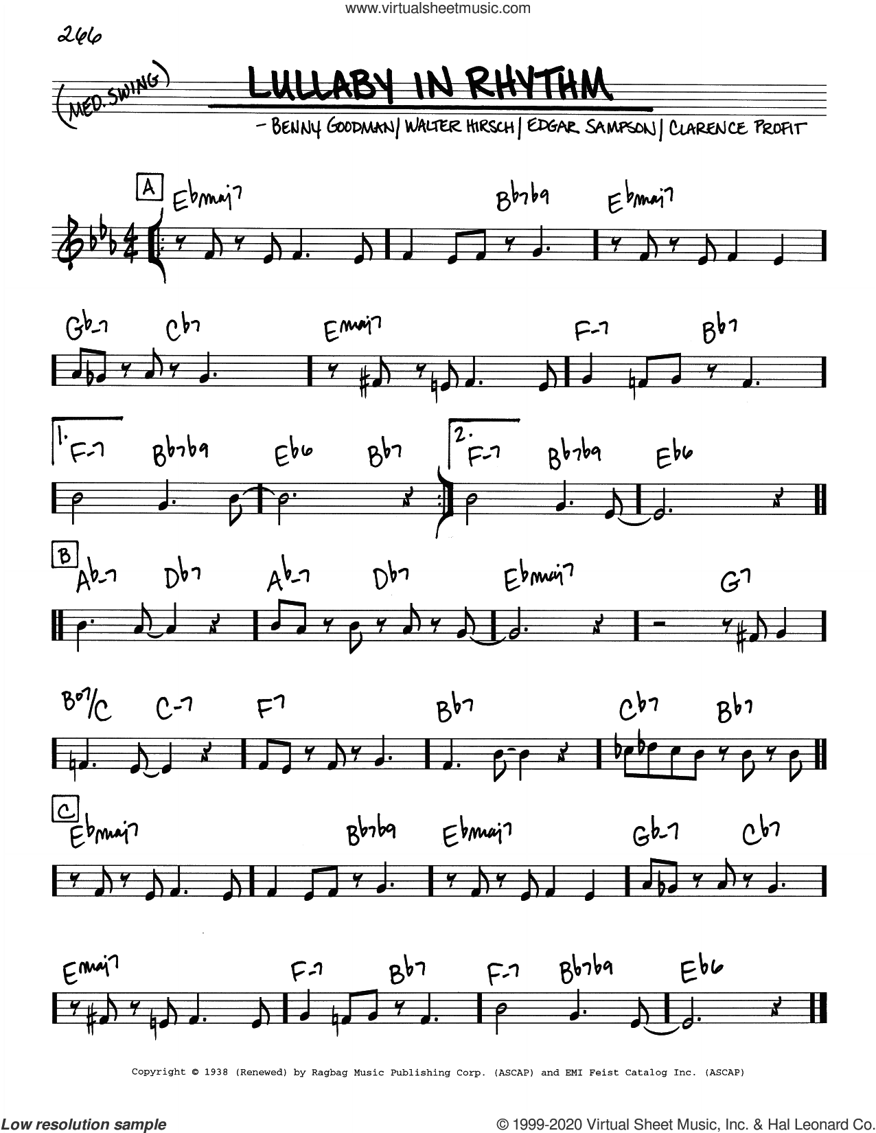 Lullaby In Rhythm