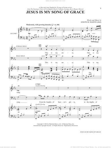Jesus Is My Song Of Grace (from Voices Together: Duets for Sanctuary Singers)