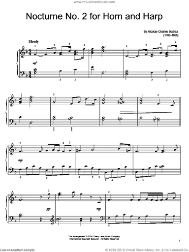 Nocture No. 2 for Horn and Harp