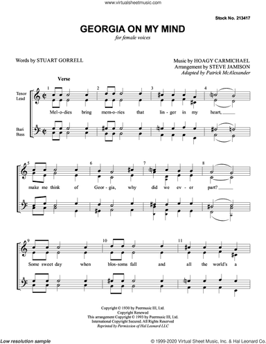 Georgia on My Mind (arr. Steve Jamison)