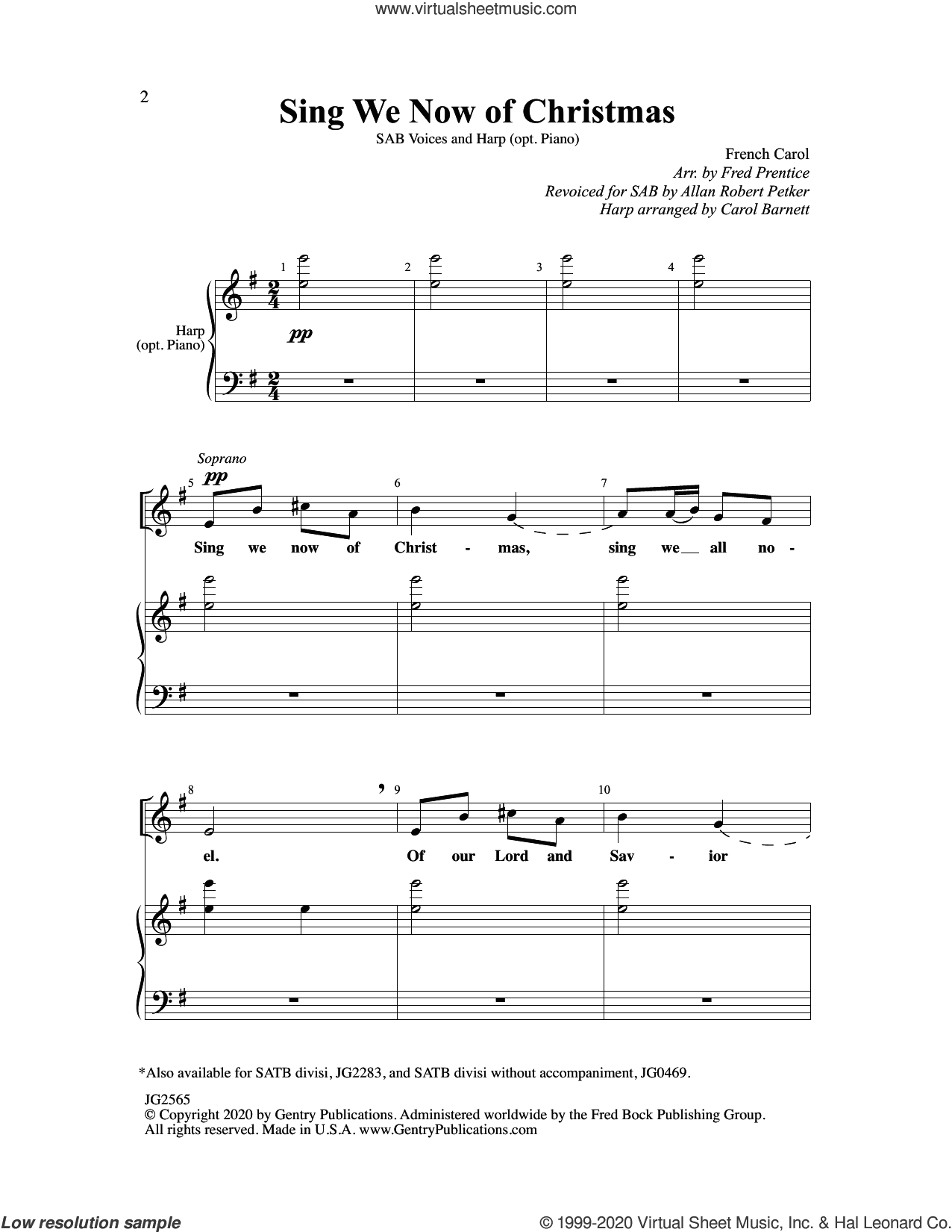 Sing We Now Of Christmas