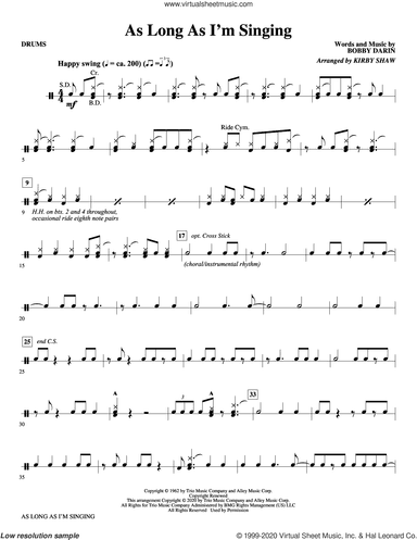 As Long As I'm Singing (arr. Kirby Shaw)