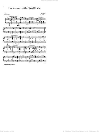 Songs My Mother Taught Me