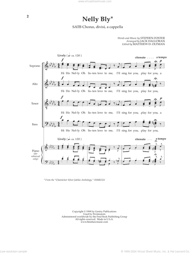 Nelly Bly (arr. Jack Hallaran)