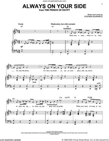 Always On Your Side (from The Prince Of Egypt: A New Musical)