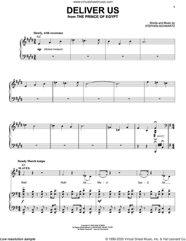 Deliver Us (from The Prince Of Egypt: A New Musical)