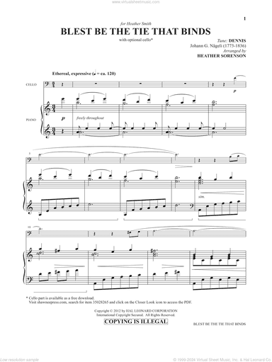 Blest Be The Tie That Binds (from Images: Sacred Piano Reflections)