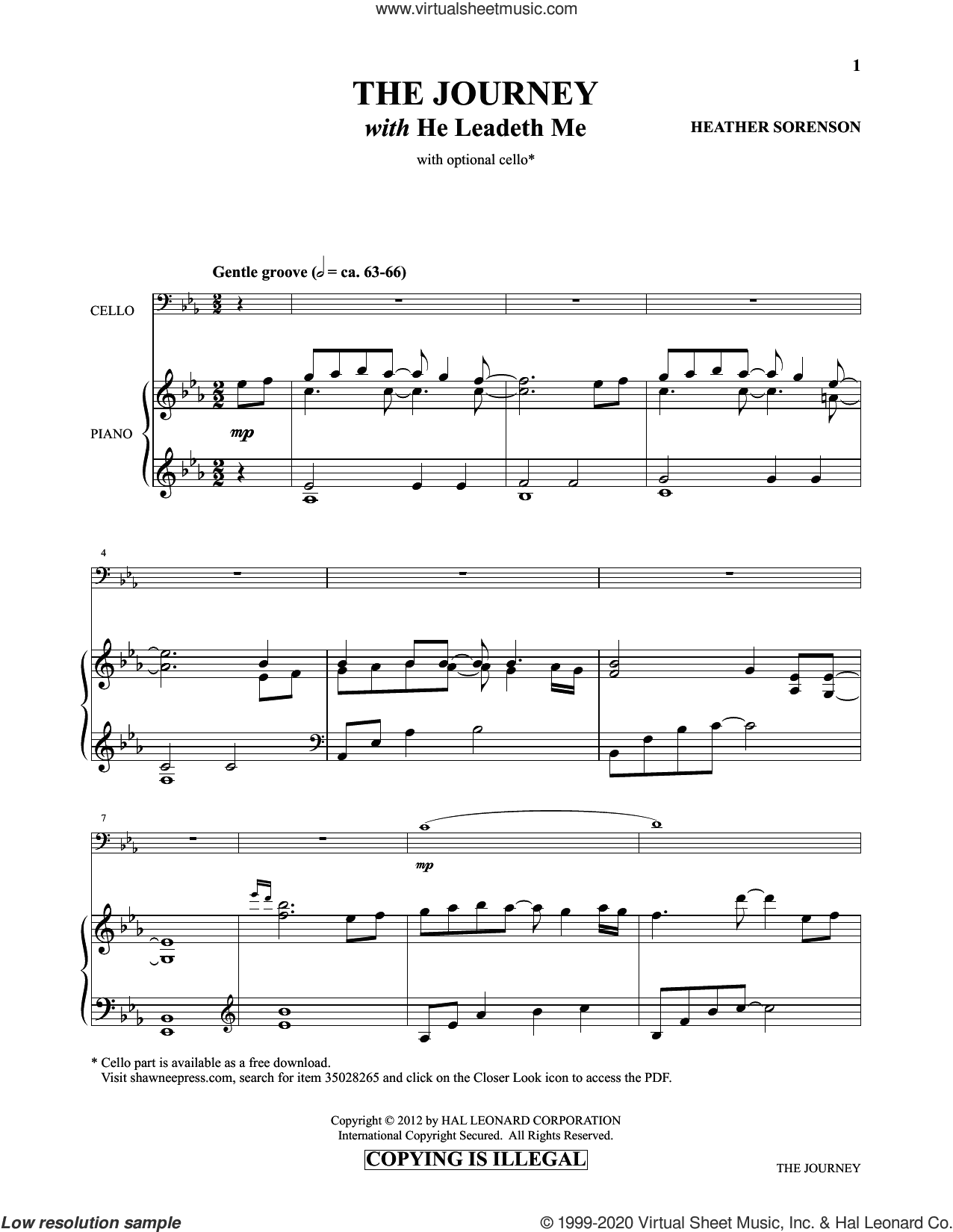 The Journey (with He Leadeth Me) (from Images: Sacred Piano Reflections)