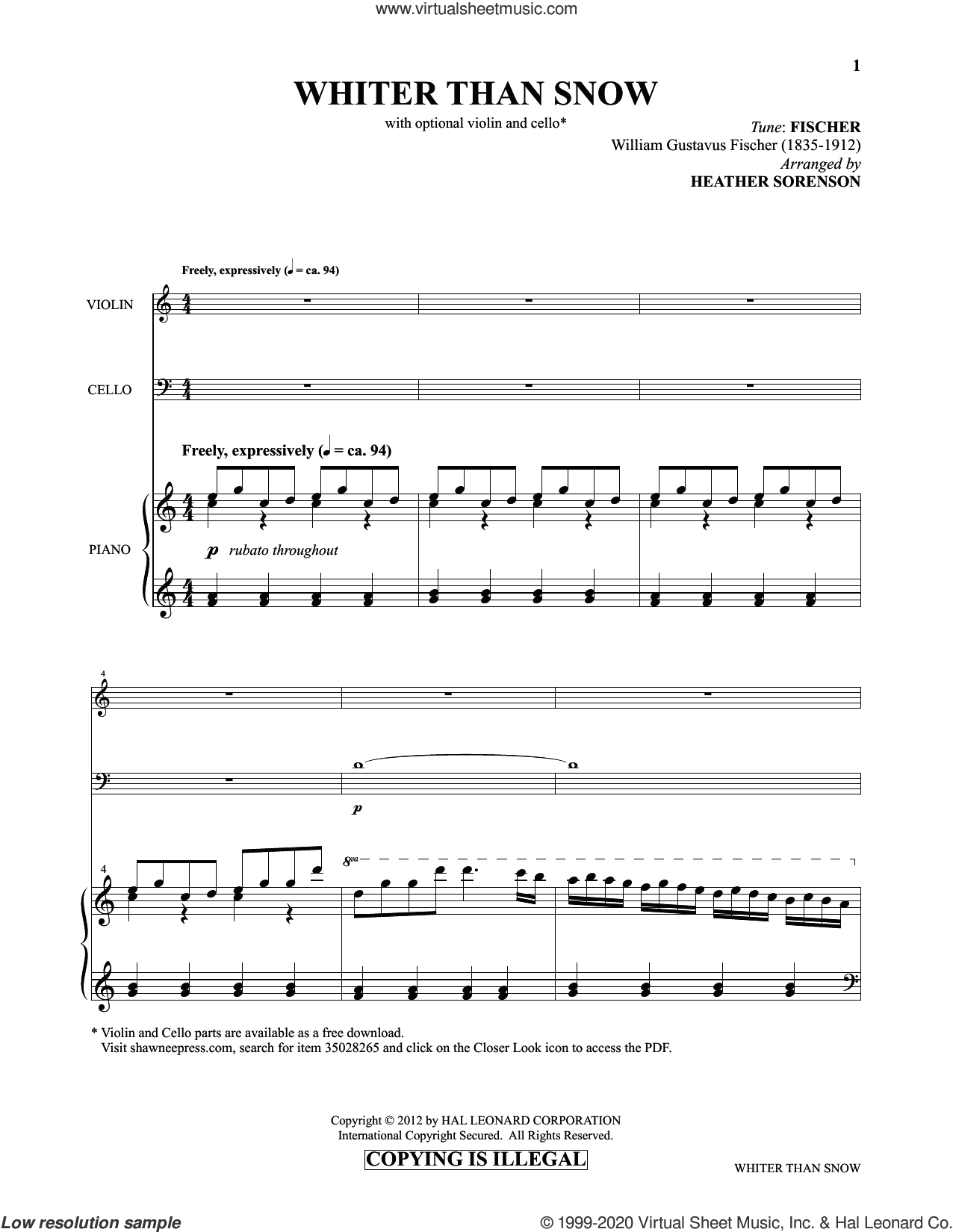 Whiter Than Snow (from Images: Sacred Piano Reflections)