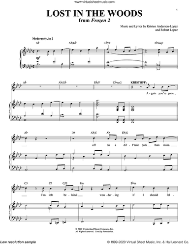 Lost In The Woods (from Disney's Frozen 2)
