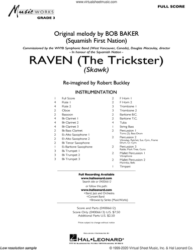 Raven (The Trickster) (arr. Robert Buckley)