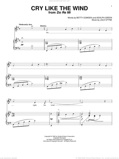 Cry Like The Wind (from Do Re Mi)