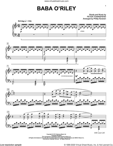 Baba O'Riley [Classical version] (arr. Phillip Keveren)