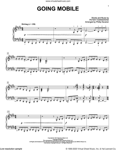 Going Mobile [Classical version] (arr. Phillip Keveren)