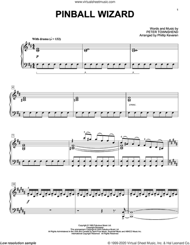 Pinball Wizard [Classical version] (arr. Phillip Keveren)