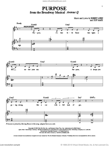 Purpose (from Avenue Q)