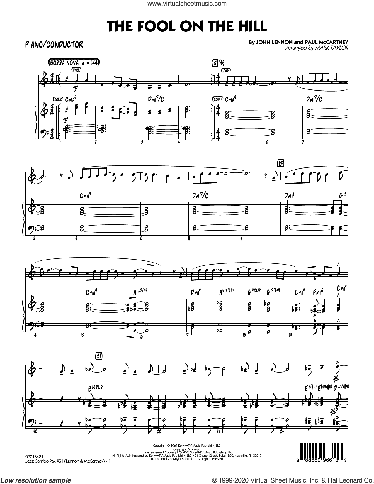 Jazz Combo Pak #51 (Lennon and McCartney) (arr. Mark Taylor)