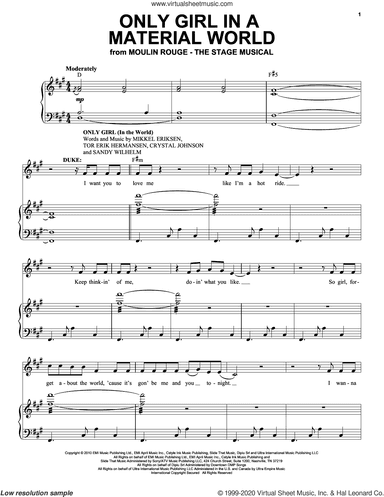 Only Girl In A Material World (from Moulin Rouge! The Musical)